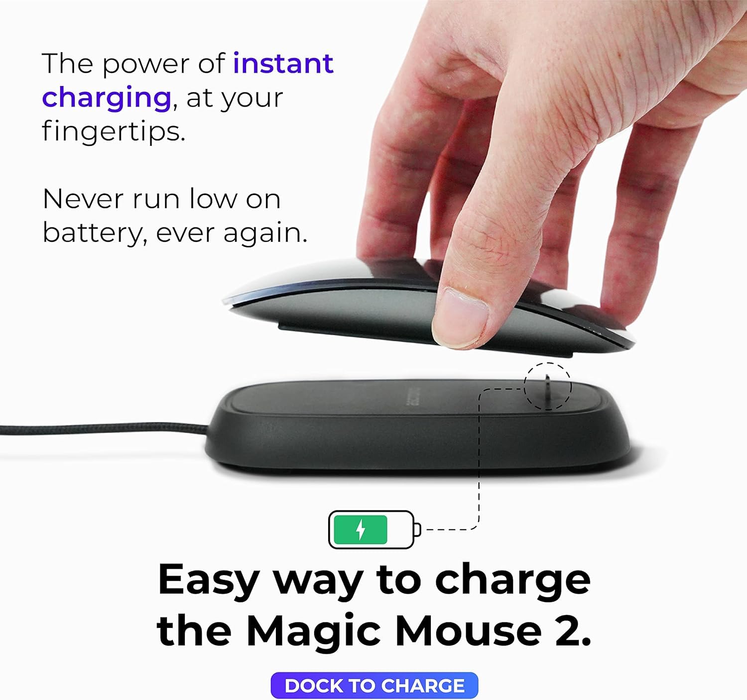 Amazon.co.jp: Ascrono 充電ステーション Apple Magic Mouse用